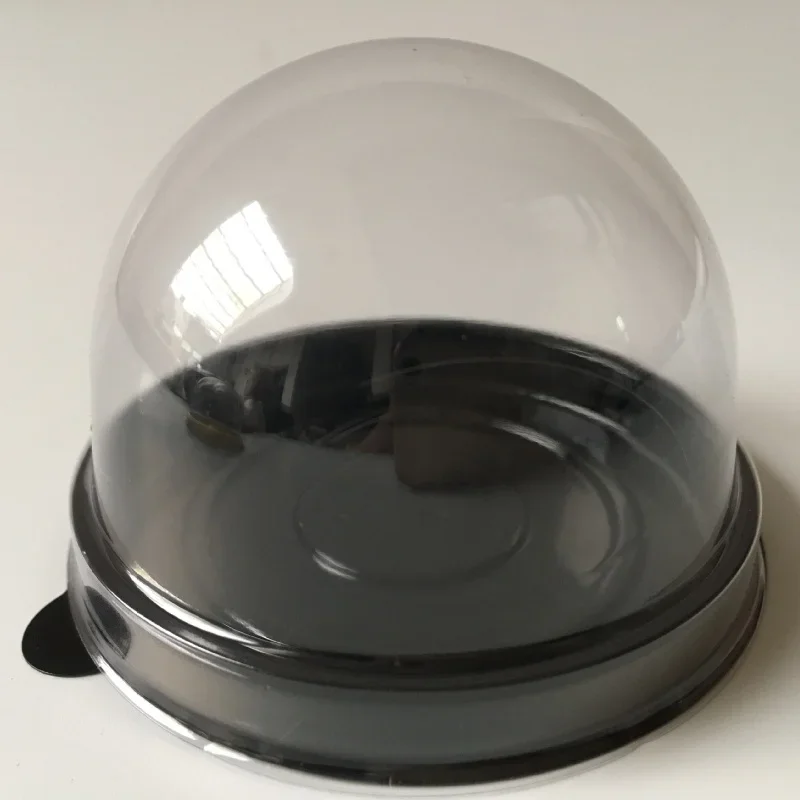 50Pcs Cupcake Carriers with Clear Lid - Disposable Mid-Autumn Festival Mooncake Mold Boxes for Christmas, Halloween, Wedding