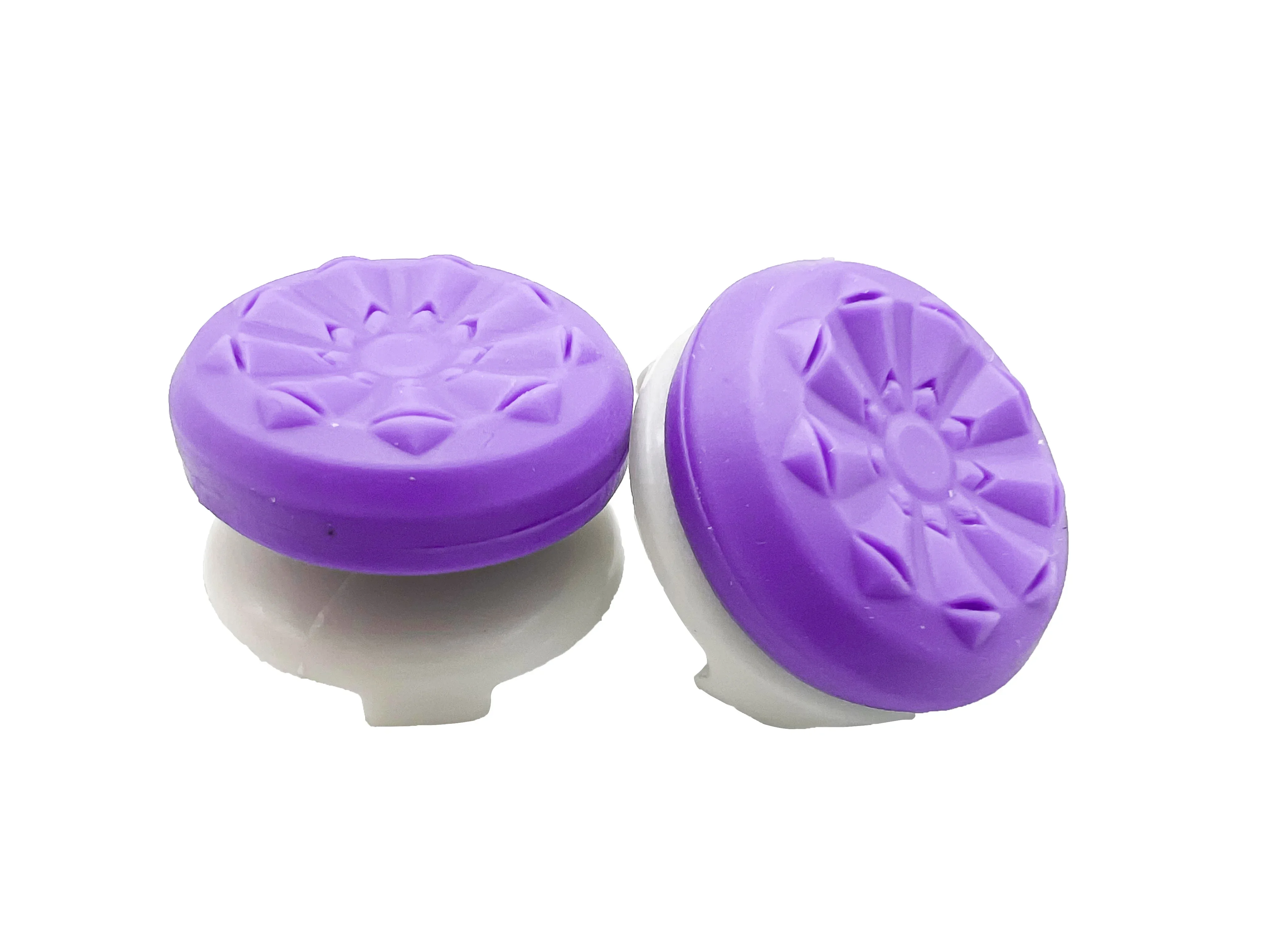 ZOMTOP for Playstation 4 (PS4) and Playstation 5 (PS5) gamepad thumbsticks 1 high-rise 1 mid-rise joystick replacement silicone analog stick caps analog joystick caps