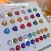 18 Colors Holographic Glitter Gel Nail Polish Spring Color Sparkling Sequins Soak Off Uv Led Varnish Nail Art Decoration 3