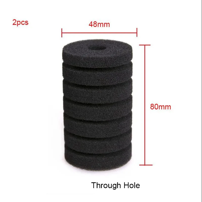 2pcs 4.8x8cm Black
