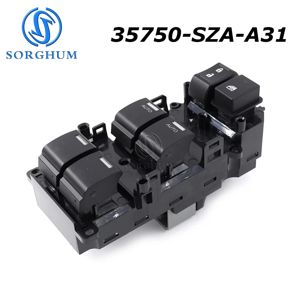 

Главный переключатель стеклоподъемника для автомобиля Sorghum 35750-SZA-A31 35750SZAA31, кнопка подъема для Honda Accord 8 VIII Pilot 2011-2015