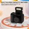 B48A Mini SLR Style Camera Cmos 32GB With Flash Light & Charging Dock Portable Video Recorder DV 1080P With LCD Screen 2