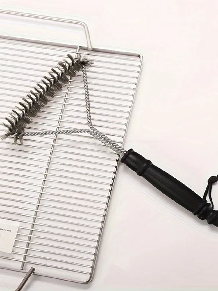 Description Picture 5 of itemBarbecue Grill BBQ Brush Clean Tool Grill Accessories Stainless Steel Bristles Non-stick Cleaning Brushes Barbecue Accessories