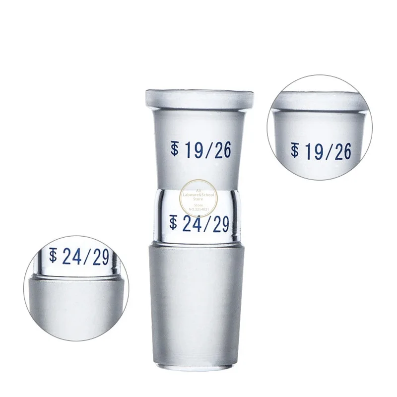 Glass Adapter Lab 24/40 To 14/20 - Precision Ground Glassware Joint For ...