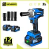 NEWBENY 1000N.m 1/2 inch Brushless Electric Wrench 3Gear Cordless Handheld Impact Wrench Driver Power Tool For Makita 18VBattery 1