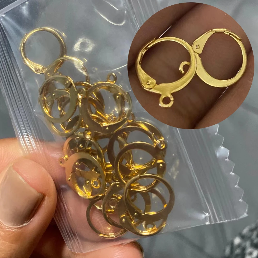 

20pcs/Lot 316 Stainless Steel DIY Earrings Hoop Earring Findings Jewelry Making Supplies Clasps Hooks Jewelry Making Accessories