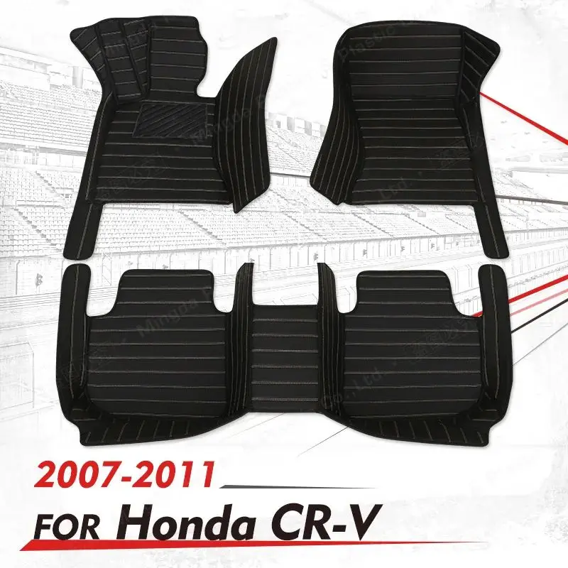 

Custom Car floor mats for Honda CRV 2007 2008 2009 2010 2011 auto foot Pads automobile carpet cover