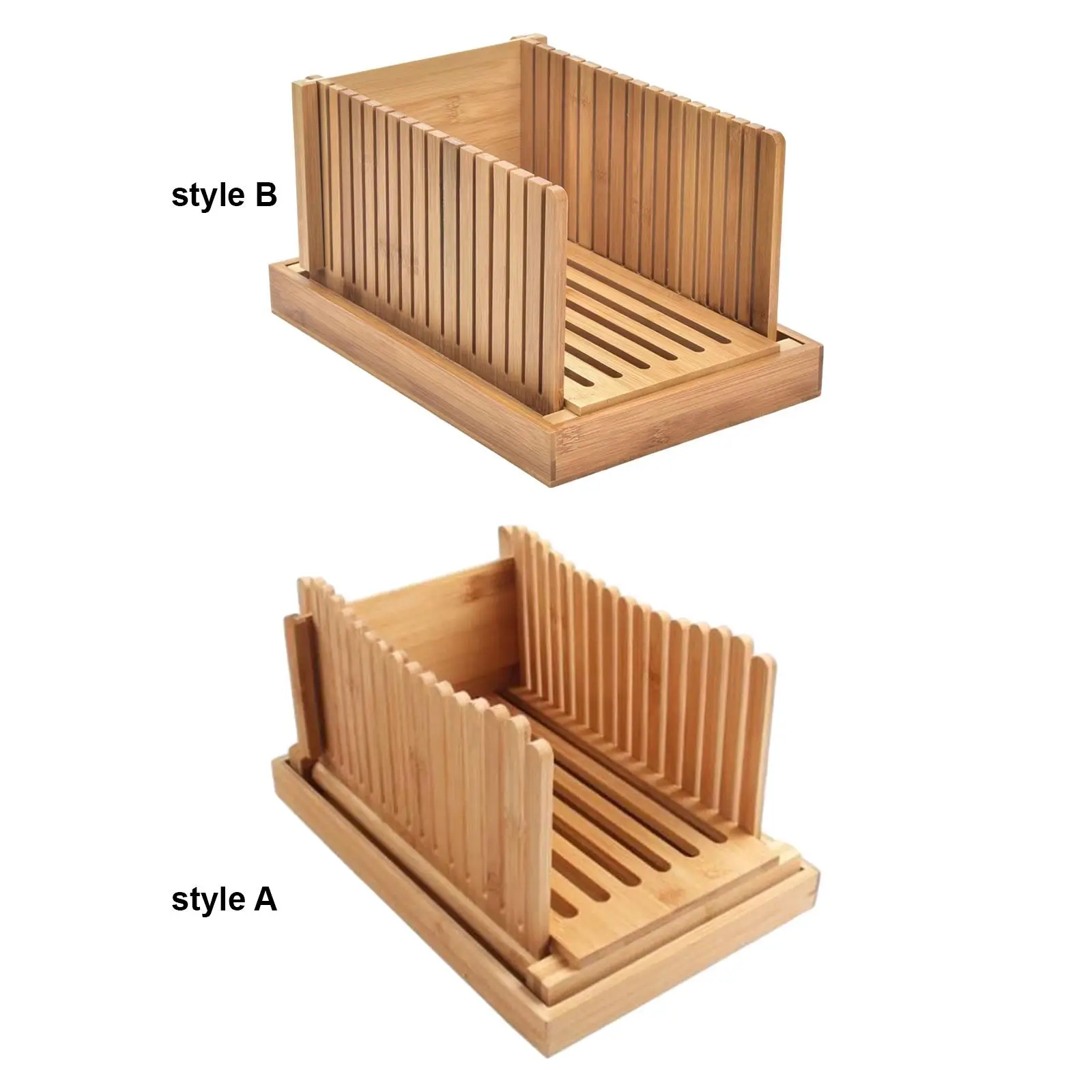 Premium Bamboo Bread Slicers with Crumb Tray Bread Slicers Machine Bread Loaf Slicers Folding for Bread Slicing Kitchen Baking Premium Bamboo Bread Slicers with Crumb Tray Bread Slicers Machine Bread Loaf Slicers Folding for Bread Slicing Kitchen Baking