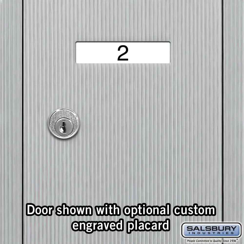 Aluminum 3504ASU Surface Mounted Vertical Mailbox 4 Doors USPS Access mailing box