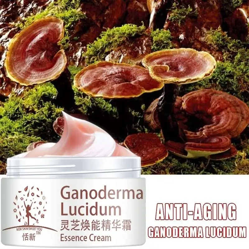 Ganoderma Face Cream Freckle Remove Repair Facial Moisturizing Brightening Cream Lucidum Anti-aging