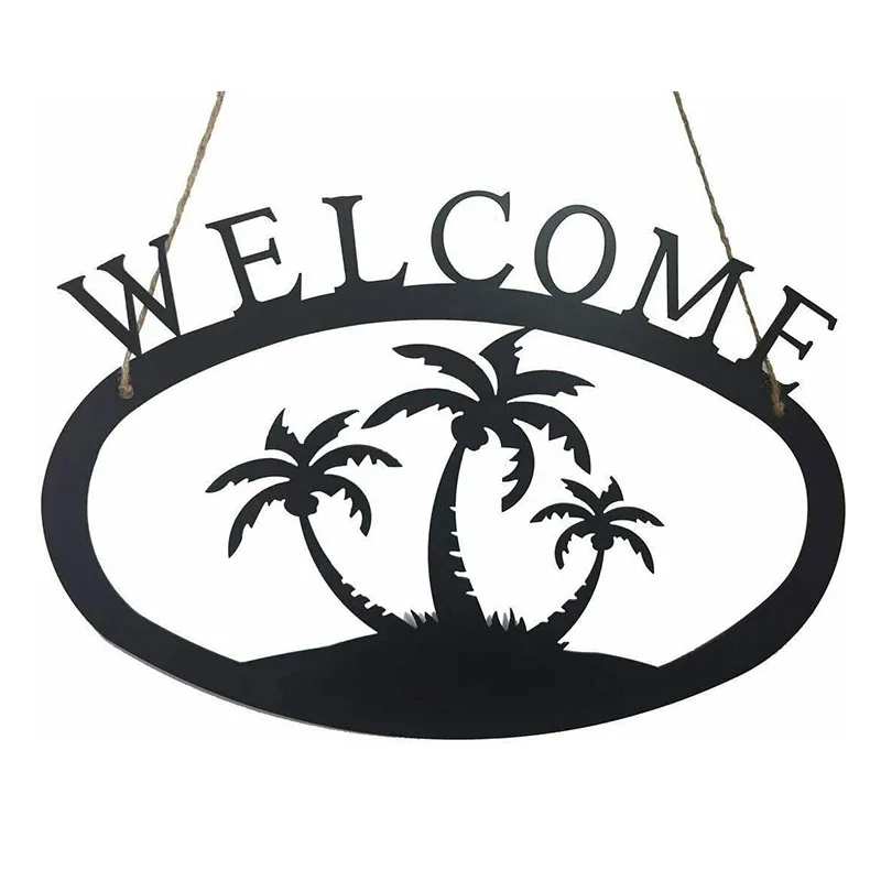 

Metal Welcome Sign for Home Vintage Wall Art Home Decor Decoration Metal Art Home Decor Metal Art Vintage Metal Plate Wall Art