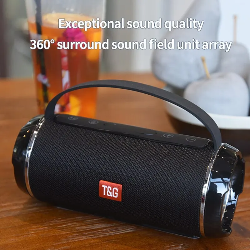 Wireless TG116C Bluetooth Speaker Outdoor Hands Free Call Portable Stereo Cloth Portable TWS Bluetooth Speaker