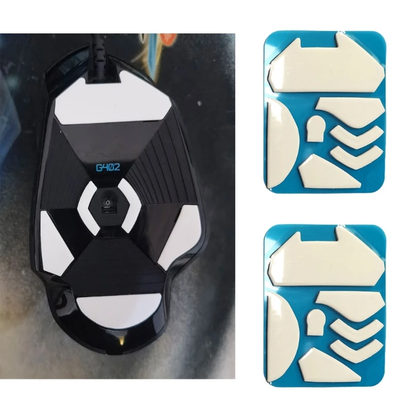 

2 Sets Gaming Mouse Skates,Curved Edges Mouse Feet Pads forlogitech G402 Wireless Mice- Sticker Dropship