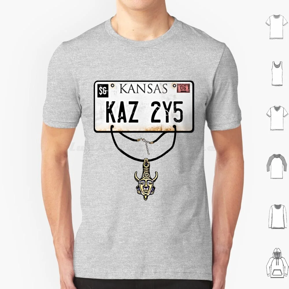 Maglietta Kansas Samulet 6Xl Cotton Cool Tee Supernatural Baby Supernatural Dean Impala 67 Impala 1967 Spn Lines Supernatural