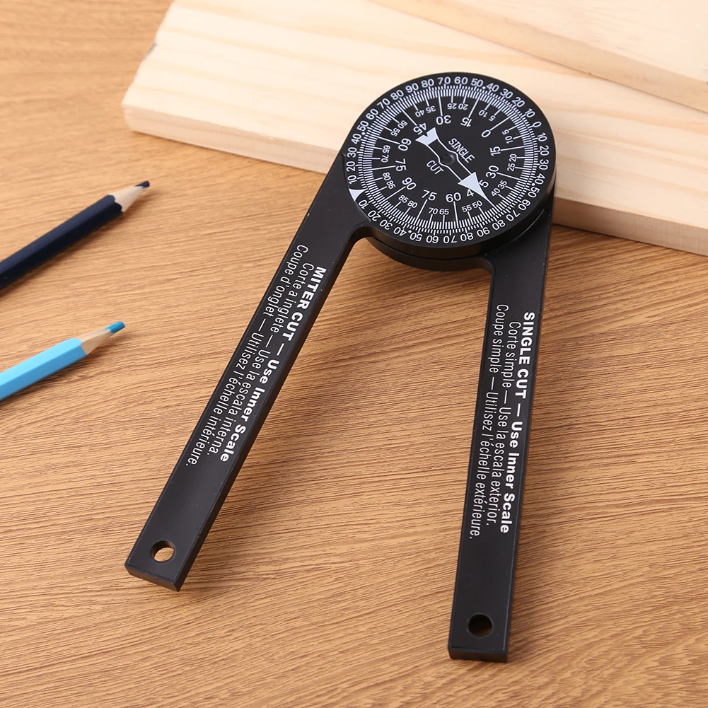 Professional Miter Saw Protractor 360 Degree Goniometer Angle Medical Spinal Woodworking Angle Ruler Protractor Finder Gauge digital angle protractor angle measuring tool angle protractor