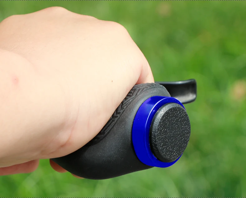 Dual Ring Lock Lange Kurze Lenkergriffe Stromlinienförmige MTB Klappfahrrad Twist Shifter Handauflage Roller Gummigehäuse Mantel – Detail 12