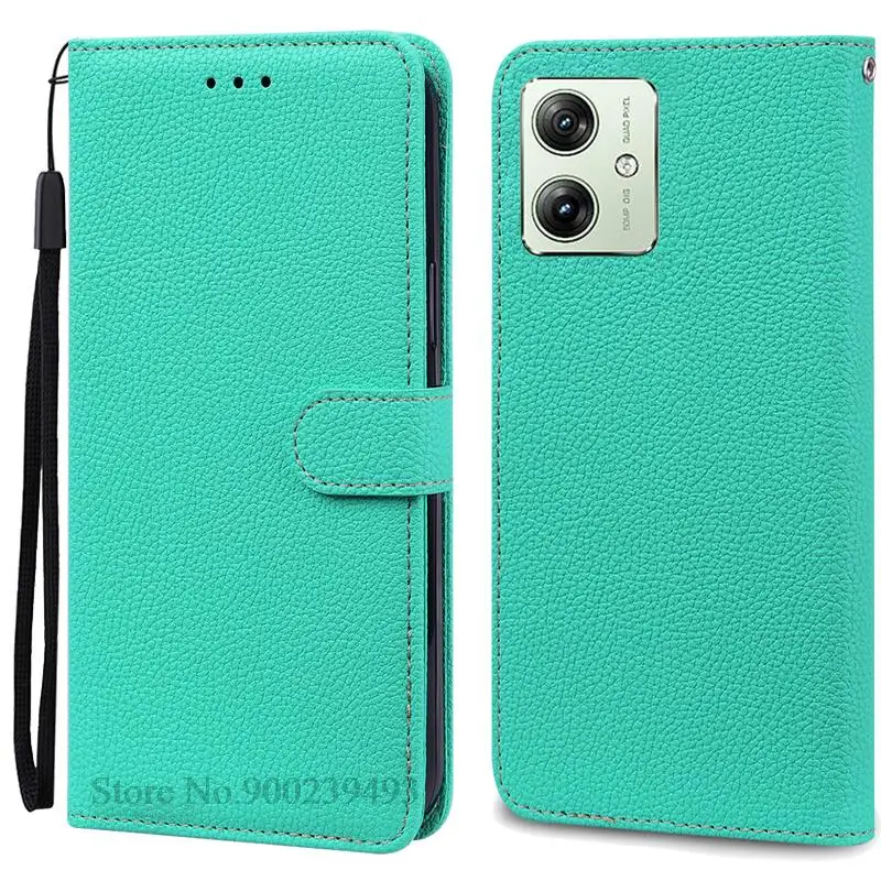 Elegant Silicone Leather Flip Wallet Case
