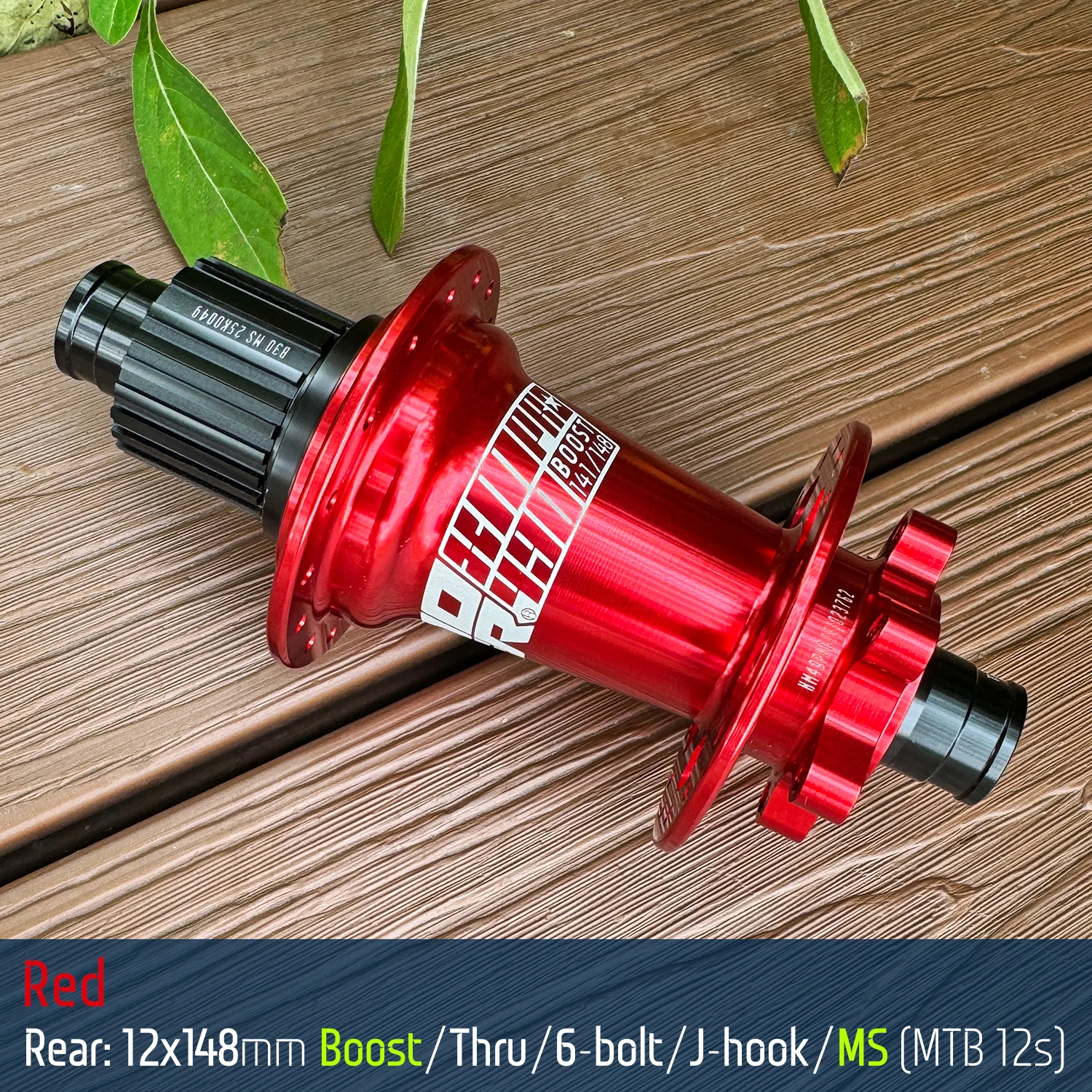 Koozer XM490pro Boost Rear 5x141 QR 12x148mm THRU CR-Mo Steel Axle