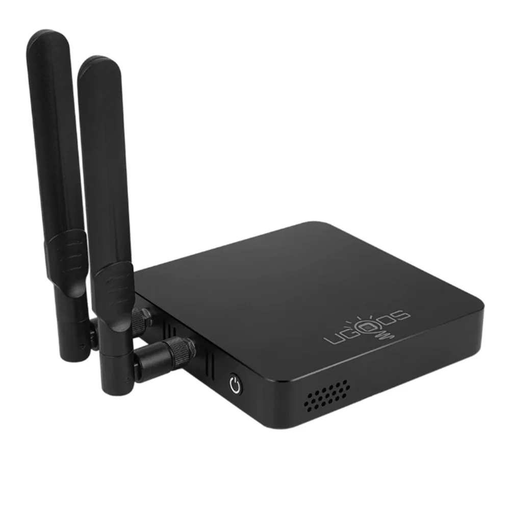Ugoos AM6B Plus Amlogic S922X-J 2.2GHZ TV BOX WIFI6 Android 9 LPDDR4 4GB RAM 32GB ROM 4K Media Player 2.4/5G 1000M Set Top Box smart tv box,tv box,streaming media player