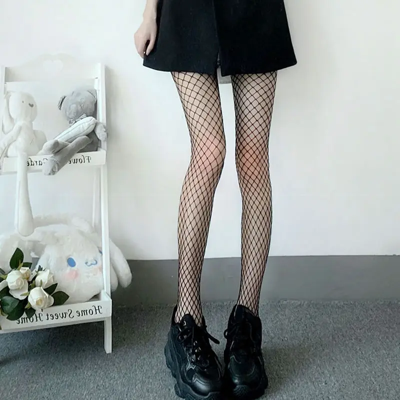 Fishnet Stockings Women High Waist