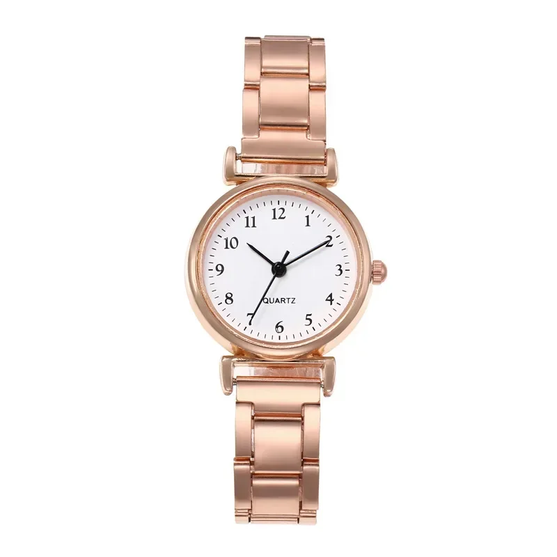 Relojes de pulsera de lujo para mujer, reloj de cuarzo analógico, correa de acero inoxidable, reloj Digital informal