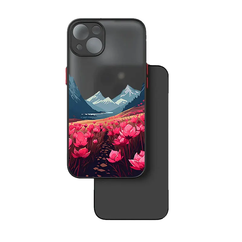 Mount Fuji Engine Matte Phone Case Per Iphone 15 14 13 12 11 Pro Max Plus 13 Mini X Xr Xs Max 8 7 Plus 6 6S Hard Pc Cover Coupe