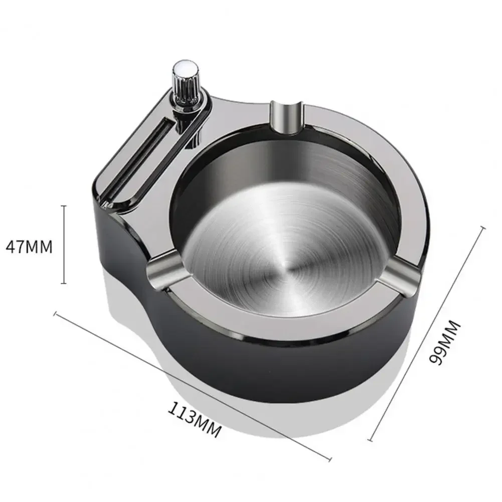 Description Picture 6 of itemRetro Cigarette Ashtray Cigar Ashtray Million Matches Lighter Car Home Men's Smoke-free Storage Rack Decoration Crafts