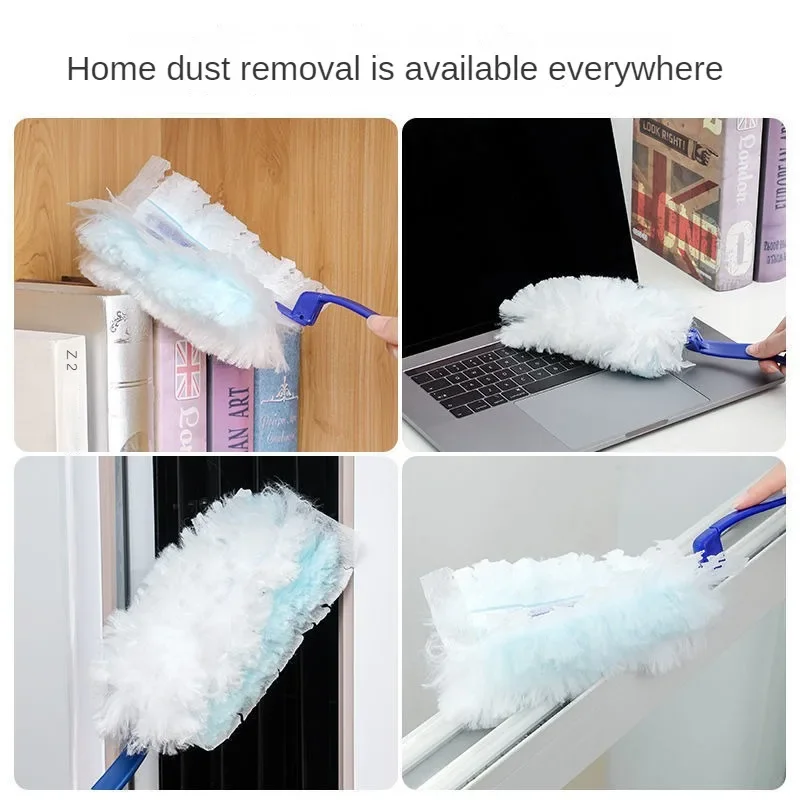 Adjustable Duster Refills Electrostatic Brush Disposable Replacement Refills for Blinds Ceiling Fans Furniture Surface Dusting