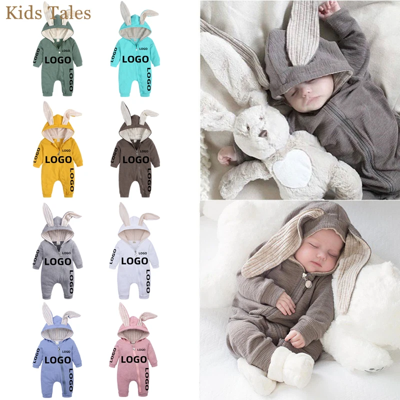 Bunny Rabbit Personalized Baby Personalized Hoodie Baby Baby Romper Newborn 3d Children's