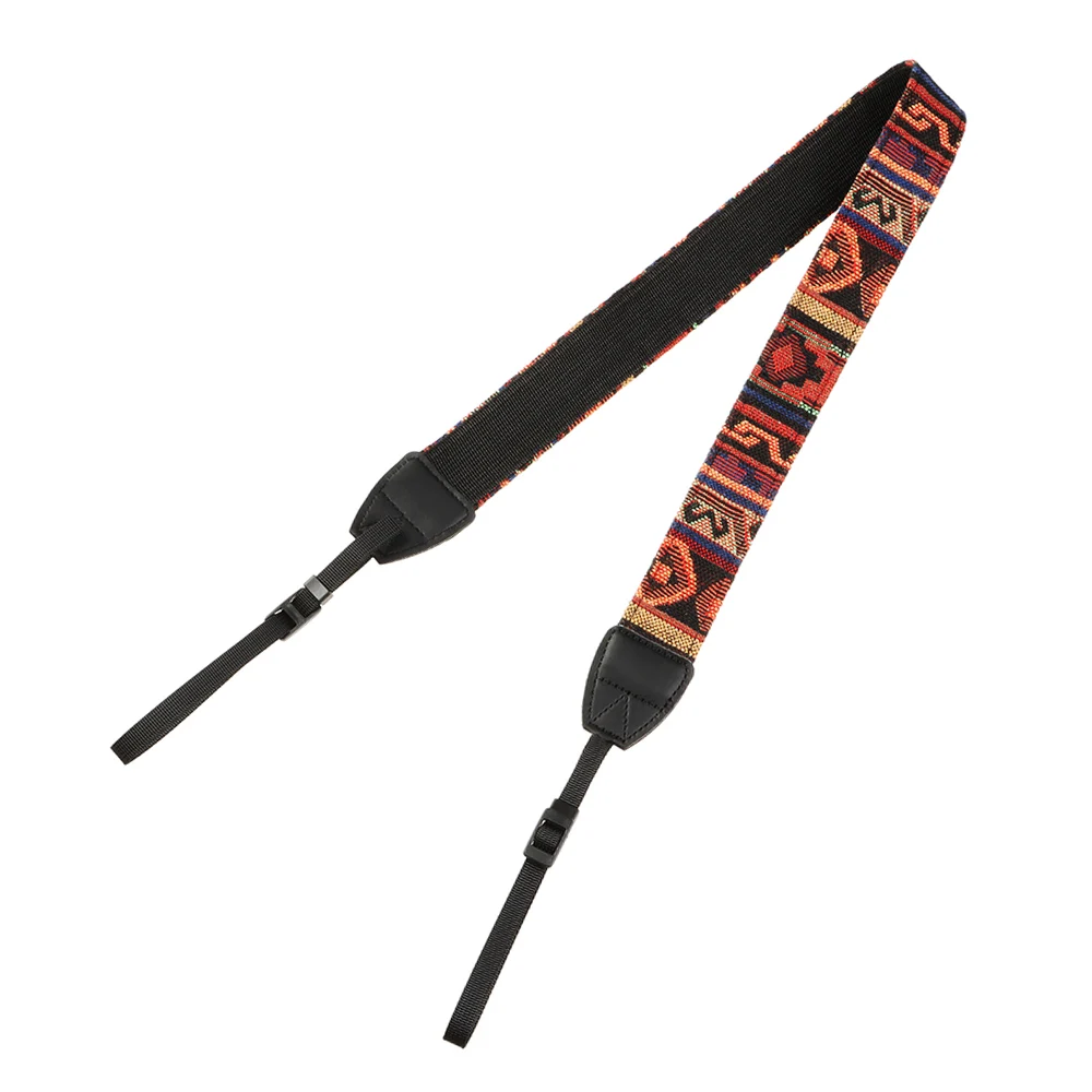 Adjustable PU Leather Retro Ethnic Style Camera Shoulder Belt
