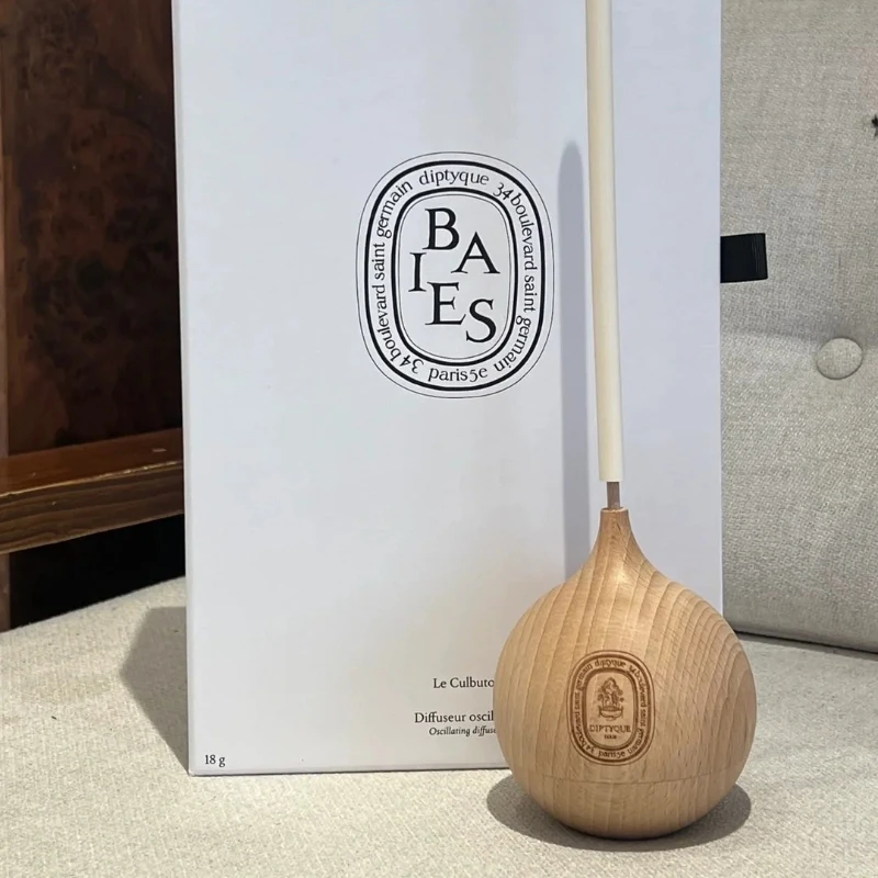 Home Fragrance Diffuser Baies Fragrance Swinging Weng Diffuser Wooden Spherical Seat Ceramic Exquisite Creative Decor
