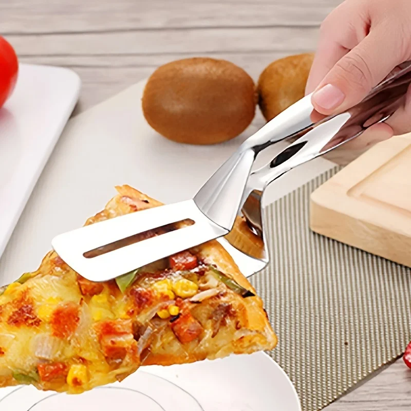 Stainless Steel Kitchens Tong Multi-purpose Gripper Bread Clip Steak Clamps Fried Steak Clamp Barbecue Tongs Beefsteak Turner food tongs