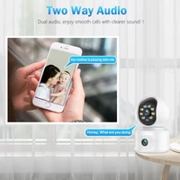 Caméra IP WiFi iCsee 6MP à double objectif et double écran, PTZ, suivi automatique, caméra de sécurité domestique, moniteur bébé, caméra de surveillance vidéo CCTV 4