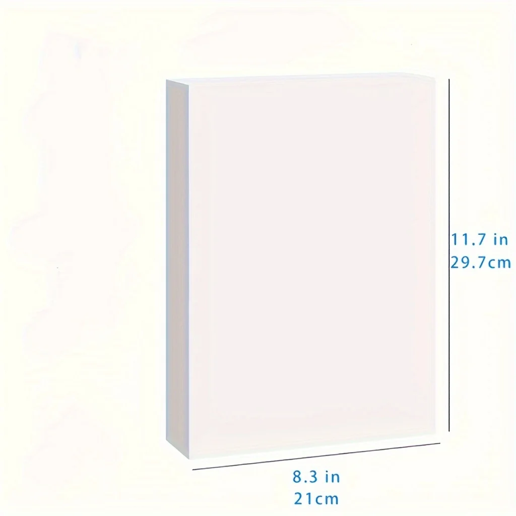 ESHANG 크기 A4 50 매 120G 양면 인화지 잉크젯 프린터와 호환되는 고광택 인화지