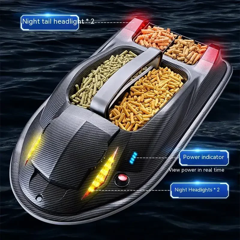 New GPS  500 Meter Nesting Boat Fishing Trawl Hook Delivery Boat Three Compartments Automatic Decoupling Intelligent Voice With 5