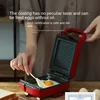 Lovely Cherry Blossom Powder Sandwich Breakfast Machine, Household Multi-function Edge Toaster Light Food Machine, Bread Maker 5