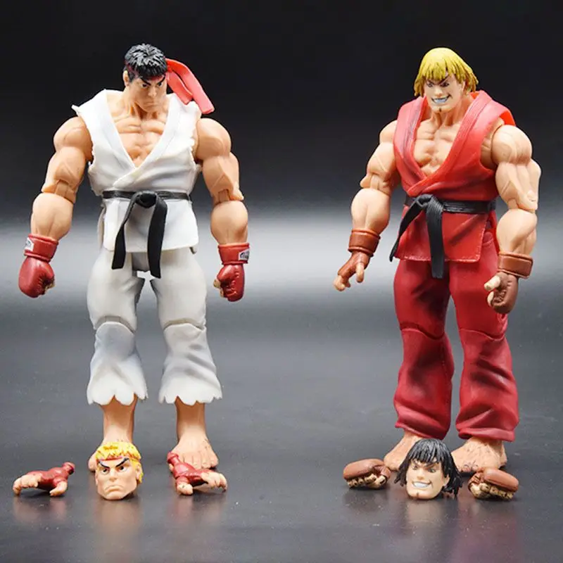NECA Ken Ryu figura Chun Li Hoshi Akuma Chunli Gouki Guile figura de acción juguete muñeca regalo decoración móvil regalos de cumpleaños