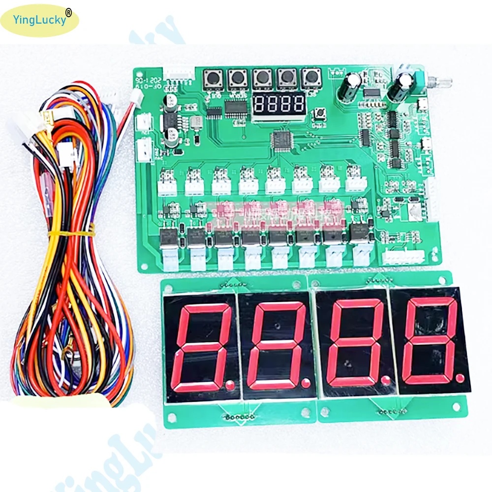 마더보드 포함 히팅 햄스터/개구리 키트, 어린이 동전 작동 게임, 8 타격 헤드, whac-a-mole/개구리 해머 아케이드, 1 세트