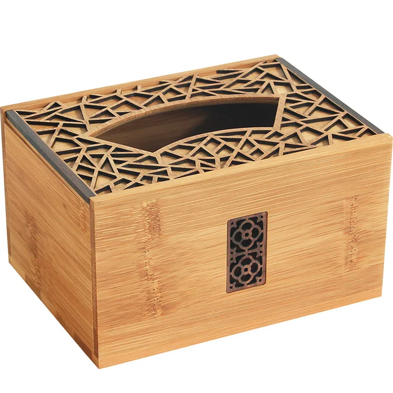 

Large Capatity Creative Business Pockets Book Credit Bamboo Card Holder , Ultra Thin Membership Packaging Box Organizer