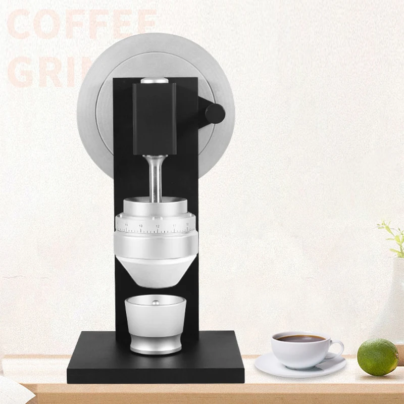 

Manual Coffee Grinder 83mm Conical Burrs Stainless Steel Burr Heavy Duty Espresso Coffee Bean Mill