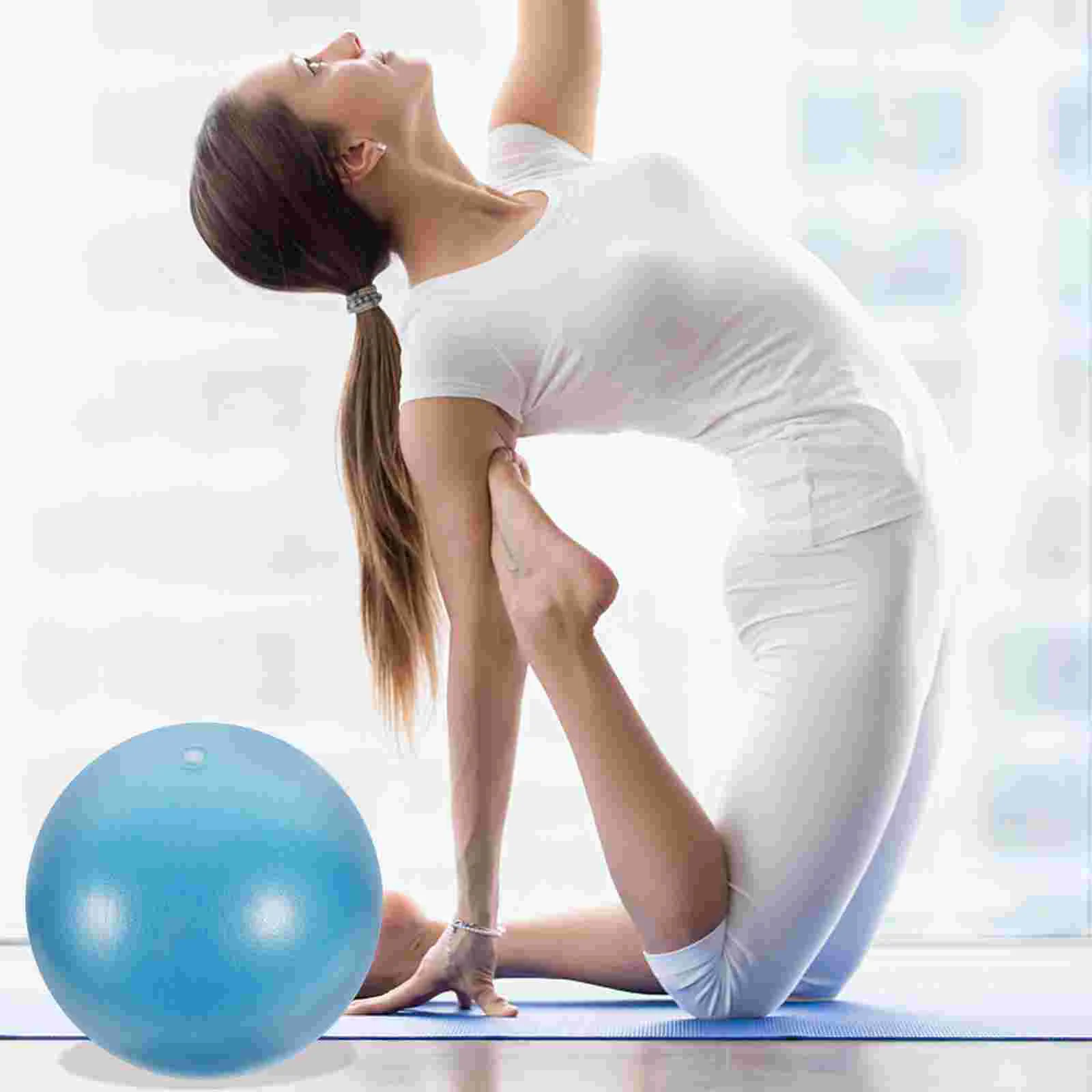Portable Mini Exercise Gym Ball Small Core Yoga Balls For Therapy Between Knees Fitness Body Building Equipment Home
