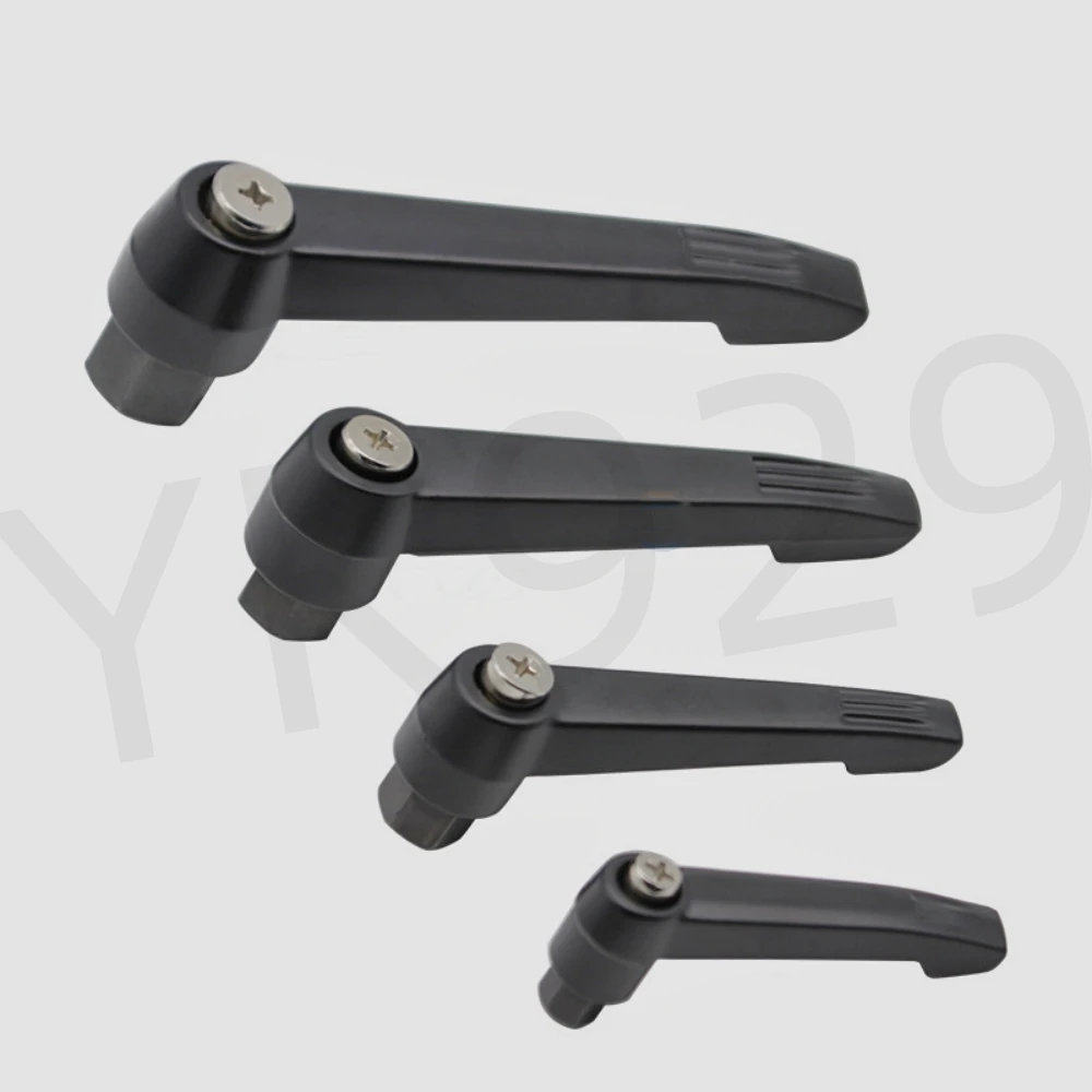 Mechanical equipment handles YK929-A zinc alloy locking L-shaped handle internal thread universal adjustable handle for mechanical equipment