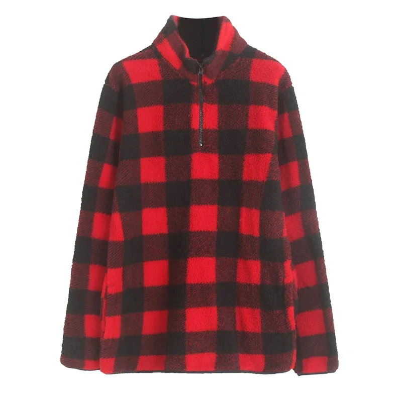 

A2 Warm Cashmere Sweater Casual Vertical Collar Zipper Slim Long Sleeve Pullover Jacket 9626