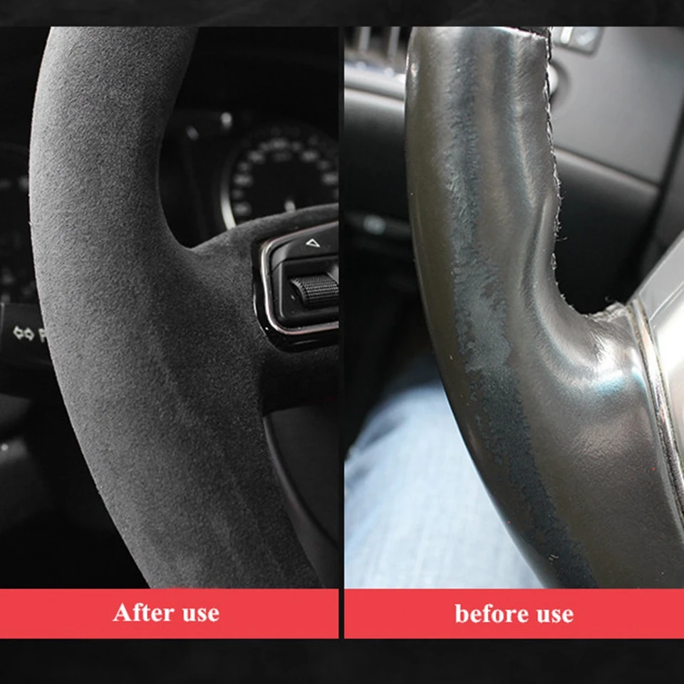 Auto Lenkrad Abdeckung Hand Nähen Auto Innen Zubehör Für Volkswagen Golf 4 Mk4 Alte VW Passat B5 Lenkrad Abdeckungen – Detail 3