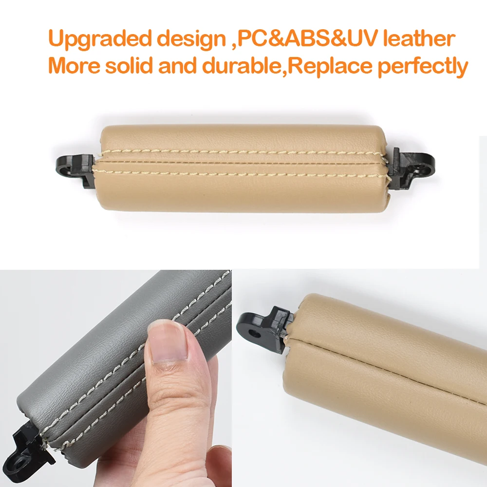 Luxurious Leather Driver Door Pull Handle
