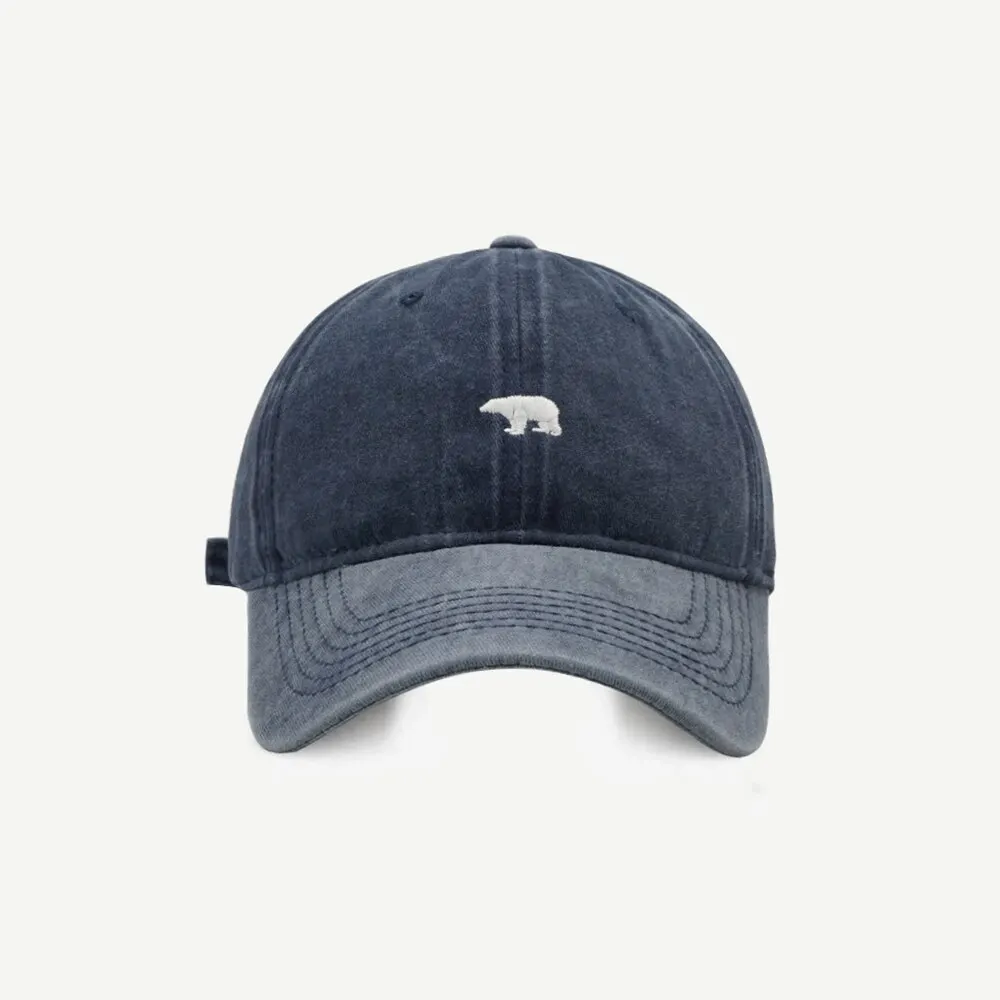 Baseball Hats Women Men Same Style Soft Top Polar Bear Duck Tongue Show Face Small Sunscreen Children