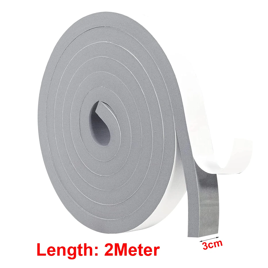 5M Door and Window Sealing Strip Self Adhesive Foam Seal Tape