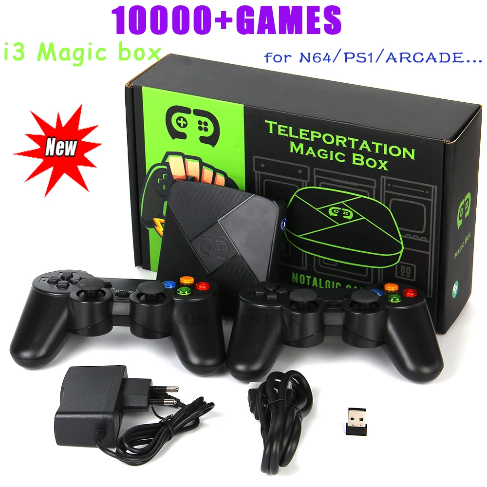 Portable Retro Mini X5 Video Game Consoles Tv Box Wifi Crossing Magic Box Built In 3d Games For Psp/n64/ps/nds/naomi - Video Game Consoles - AliExpress