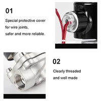 1/2 "3/4" 1 "1-1/4" 2 "ปกติปิดวาล์วSolenoidน้ํา 380V 110V 220V 12V 24V 2 สายสแตนเลสSolenoidวาล์ว 3