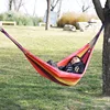 Single Wide Thick Canvas Hammock Outdoor Camping Backpackaging Leisure Swing Portable Hanging Bed Sleeping Swing Hammock 3